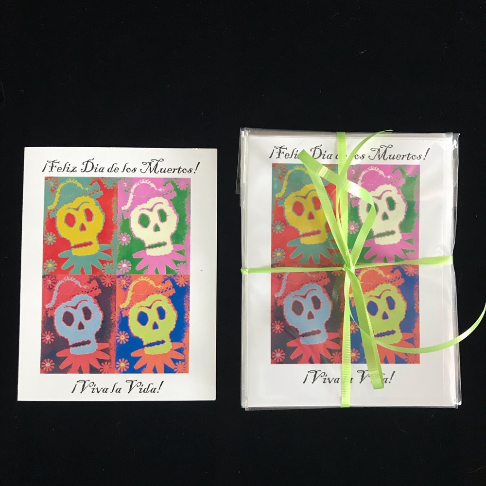 Feliz Dia de los Muertos note cards